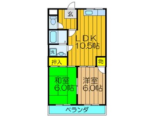 第２林マンションの物件間取画像